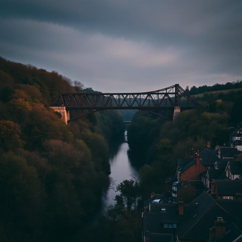 Iron Bridge over the River Severn near Telford, Shropshire
